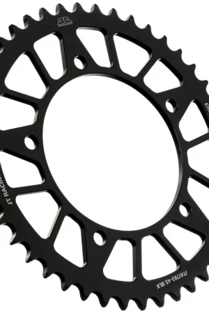 JT SPROCKETS - REAR RACELITE ALU 45T BLACK - Sprockets - 520 Topkwaliteit